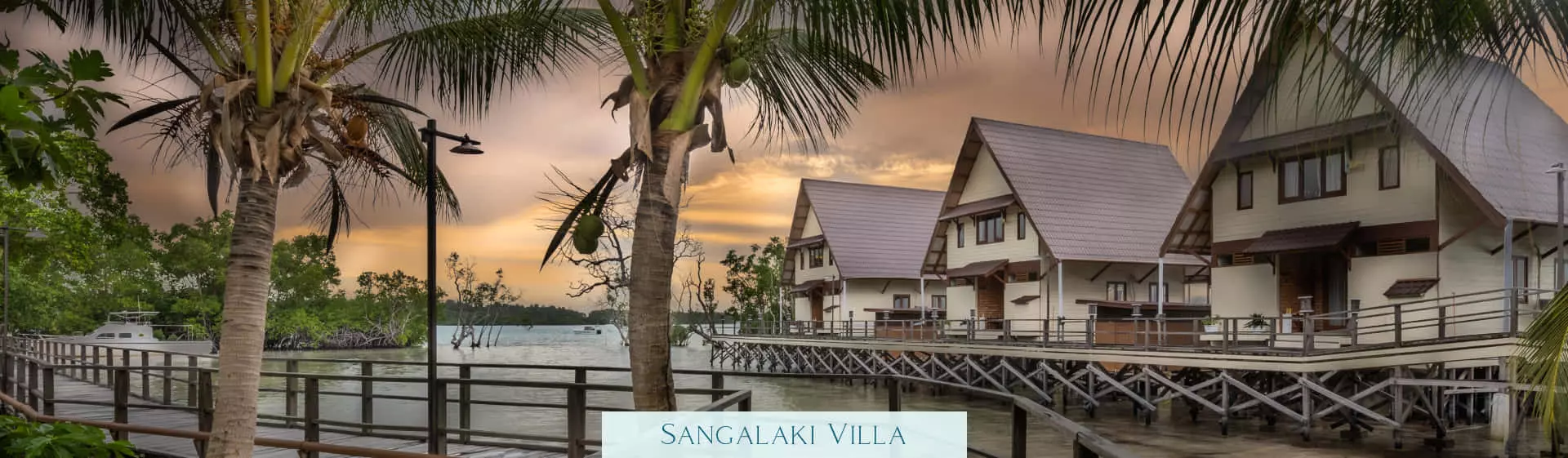 sangalaki beach villa